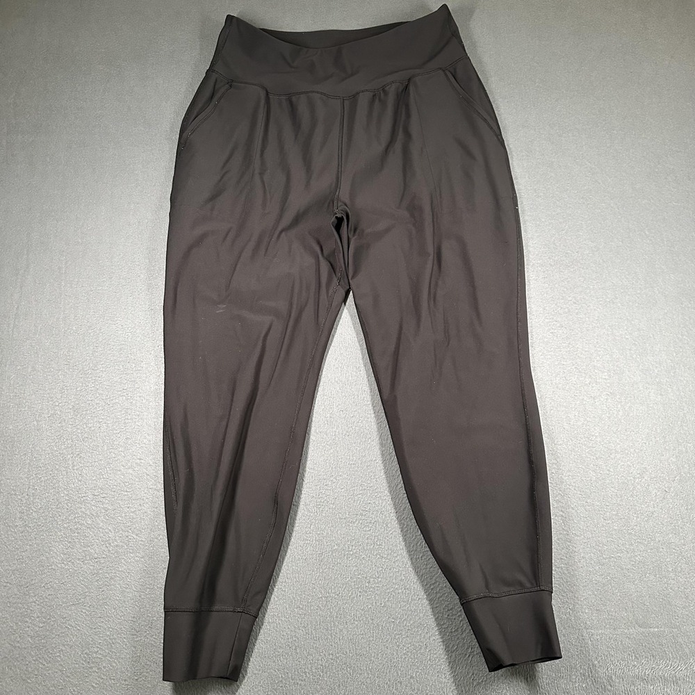 Old Navy Active Powersoft Jogger Pants Womens XL Black High Rise Go-Dry Athletic